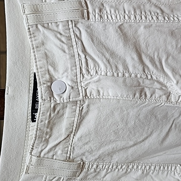 Lee Relaxed Fit Shorts Sz 12 Bright White - Picture 3 of 11